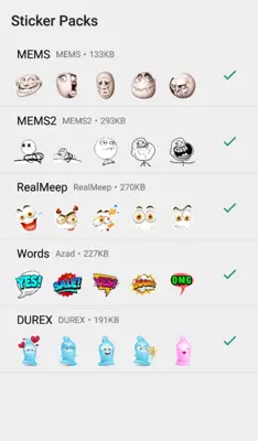 Stickers Funny For WhatsApp android App screenshot 1